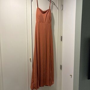 Birdy Grey bridesmaid dress in terracotta - Medium